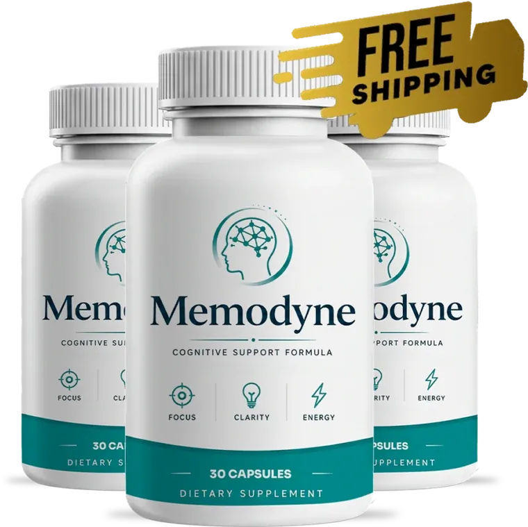 The Memodyne three-bottle package